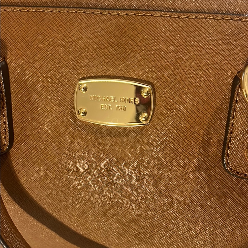 Michael Kors Tan Leather Satchel